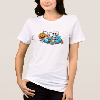T-shirt En Tri-matière En attente d'Halloween - Éffrayant amusant
