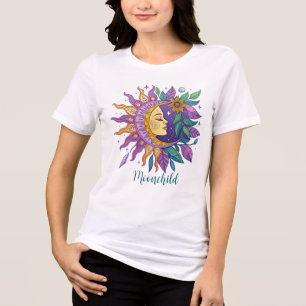 T-shirt En Tri-matière Enfant de la Lune Blanc