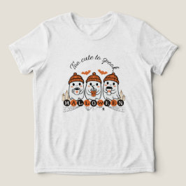 T-shirt En Tri-matière Enfants trop mignons pour parler Halloween