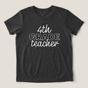 T-shirt En Tri-matière Enseignant de 4e année 4e année