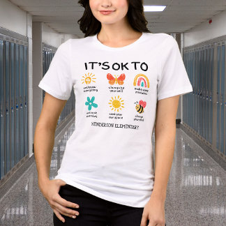 T-shirt En Tri-matière Enseignant Mignon Motivation École