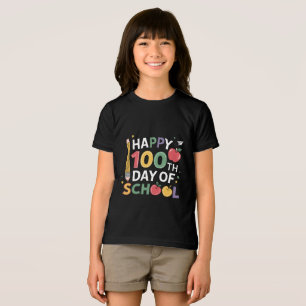 T-shirt En Tri-matière Enseignants du 100e jour d'école Joyeux 100 jours