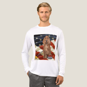 T-SHIRT EN TRI-MATIÈRE ENSEMBLE ROUGE DE CURLING