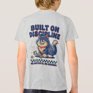 T-shirt En Tri-matière Entrepreneur Construit sur la Discipline - Cadeau