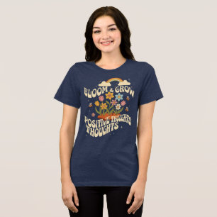 T-shirt En Tri-matière Épanouir & Grandir – Pensées Positives Rétro