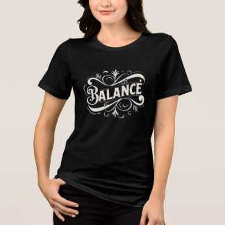 T-shirt En Tri-matière Équilibre - T-Shir Graphique Inspirationnel fémini