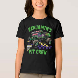 T-shirt En Tri-matière Équipe de fosse d'anniversaire Monster Jam Grave D