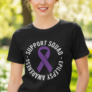 T-shirt En Tri-matière Équipe de soutien et de sensibilisation à l'épilep