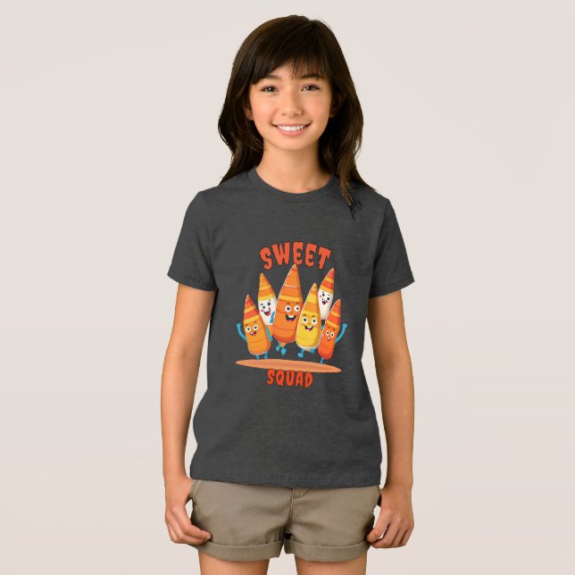 T-shirt En Tri-matière Équipe d'Halloween ! Enfant (Recto plein)