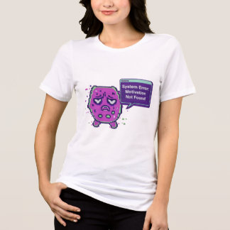 T-shirt En Tri-matière Erreur Système : Motivation Non Trouvée | Glitch D