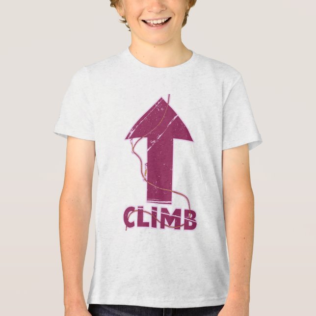 T-shirt En Tri-matière Escalade escalade corde (Recto)