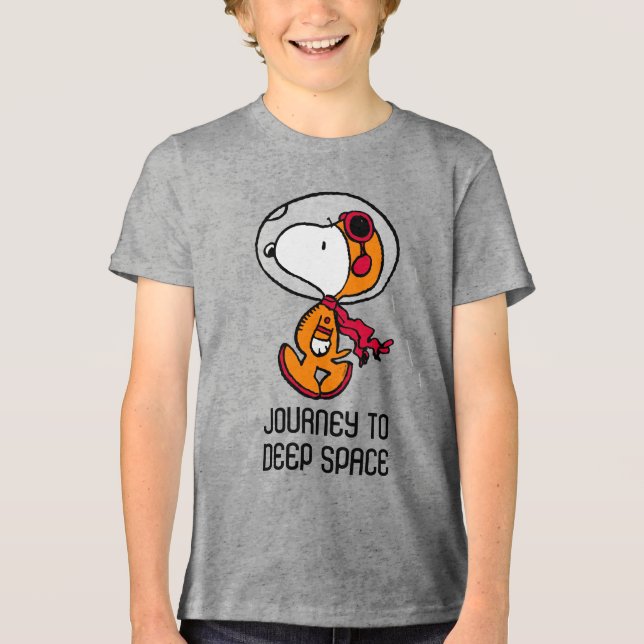 T-shirt En Tri-matière ESPACE | Astronaute de Snoopy (Recto)