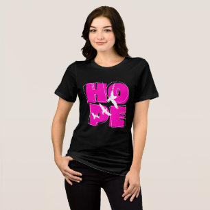 T-shirt En Tri-matière Espoir Inspirant avec des oiseaux en vol