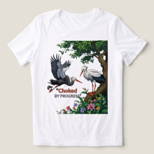 T-shirt En Tri-matière Étouffé par le progrès