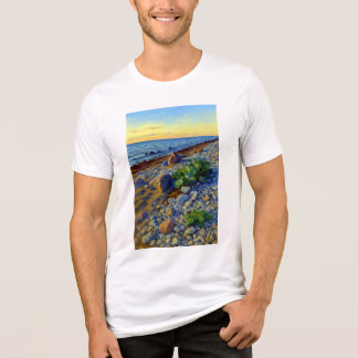 T-shirt En Tri-matière Evening light on the coast of Vormsi