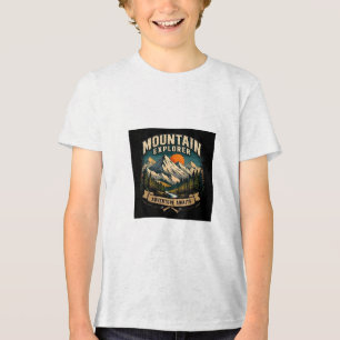 T-shirt En Tri-matière 🏔️🌲 Explorateur de Montagne – Aventure au-delà d
