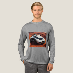T-shirt En Tri-matière Explorateur Mars futuriste   IA-Enhanced Sci-Fi