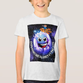 T-shirt En Tri-matière Exploration d'une planète à l'époque . garçon dans