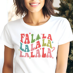 T-shirt En Tri-matière Fa La La Fête Festive de Noël