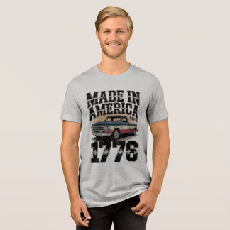 T-shirt En Tri-matière Fabriqué en Amérique depuis 1776