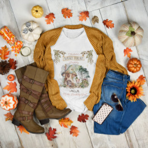 T-shirt En Tri-matière Fairy First Woodland Animaux Champignons Anniversa