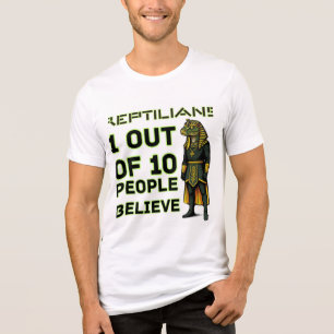 T-shirt En Tri-matière Fait effrayant sur les reptiliens