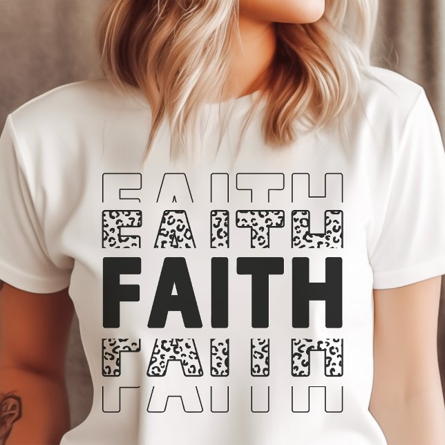 T-shirt En Tri-matière Faith Bold Design Christian (Créateur téléchargé)