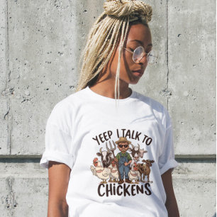 T-shirt En Tri-matière Fantastique Chemise Cadeau Femme Yep Je Parle Aux 