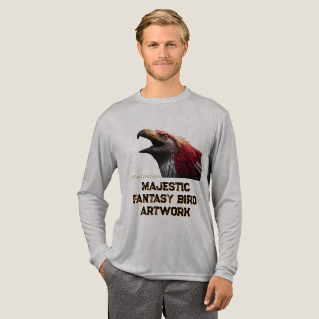 T-shirt En Tri-matière  Fantasy Bird Artwork (Recto complet)