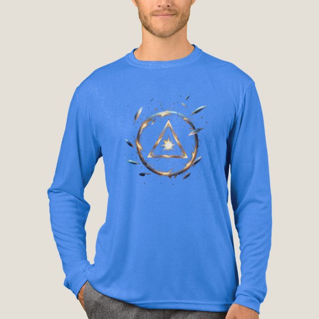T-shirt En Tri-matière Fantasy Emblem with Floating Blades – Magical Ener (Recto)
