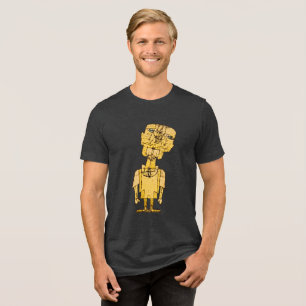 T-shirt En Tri-matière Fantôme d'un génie de Paul Klee Tri-Blend Tee