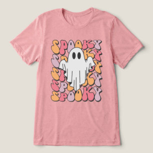 T-shirt En Tri-matière Fantôme rétro éffrayant