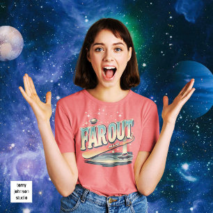 T-shirt En Tri-matière Far Out Man Retro 60's Slogan personnalisé