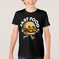 Fast Food Cute Burger Runny Funny
