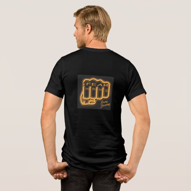 T-shirt En Tri-matière Fear nothing, stay strong (Verso intégral)
