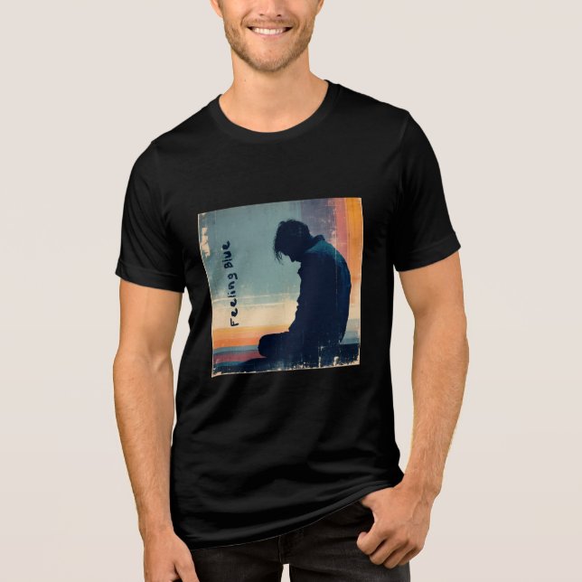 T-shirt En Tri-matière Feeling Blue - Limited Edition (5) (Recto)