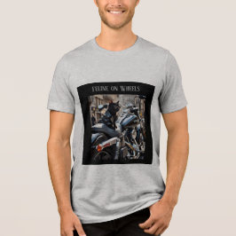 T-shirt En Tri-matière Feline sur T-shirt roue