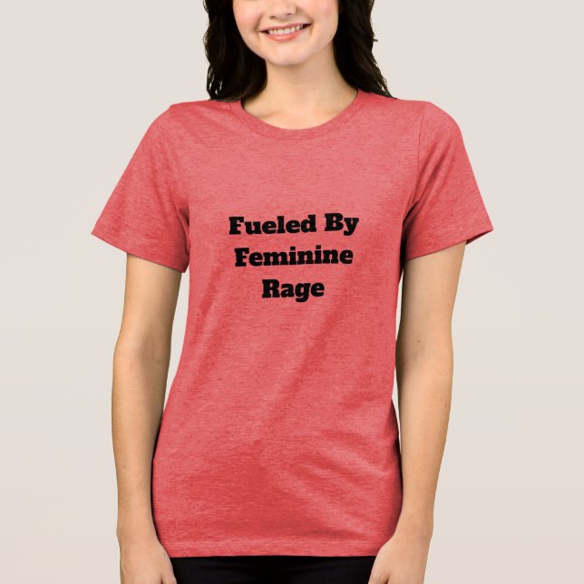T-shirt En Tri-matière Feminine Rage T-Shirt (Recto)