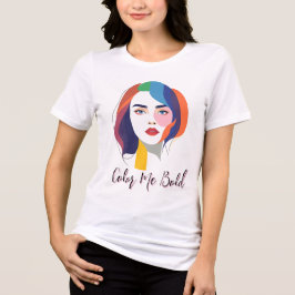 T-shirt En Tri-matière Femme d'art pop coloré