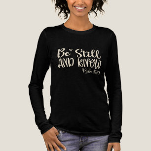 T-shirt En Tri-matière Femme Psaume 46 V 10 Sois Calme Et Sache