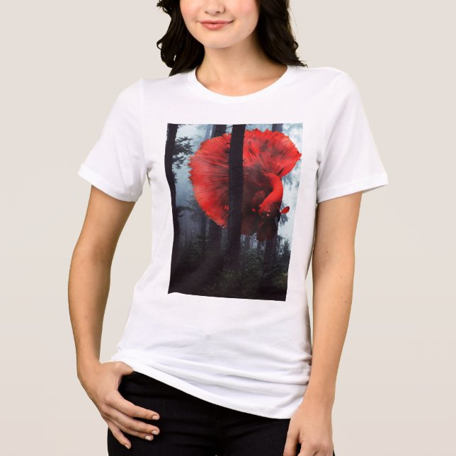 T-shirt En Tri-matière Femmes des poissons forestiers (Recto)