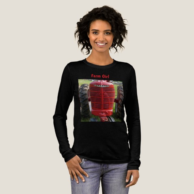T-shirt En Tri-matière Ferme fille (Recto complet)