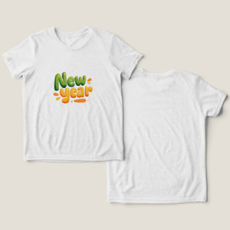 T-shirt En Tri-matière festive new year 