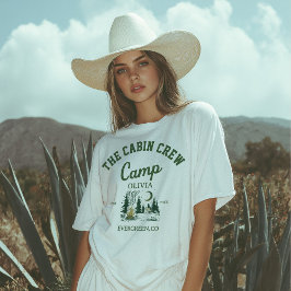 T-shirt En Tri-matière Fête de Bachelorette de camping personnalisée dans