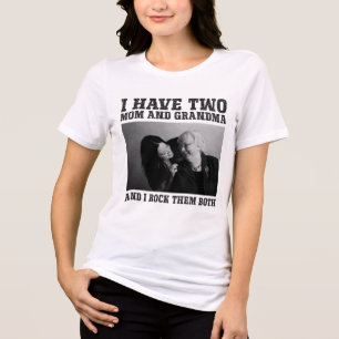T-shirt En Tri-matière Fête des grands-parents Grand-mère personnalisée