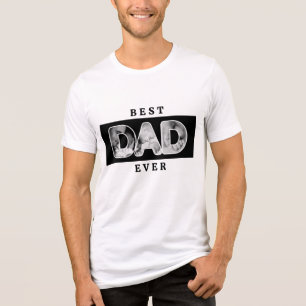 T-shirt En Tri-matière Fête des pères photo personnalisée