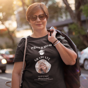T-shirt En Tri-matière Fier cours de maman de 2025 diplômé en photo