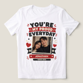 T-shirt En Tri-matière Fier d'avoir votre personnalisation
