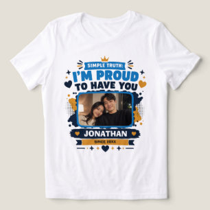 T-shirt En Tri-matière Fier d'avoir votre personnalisation