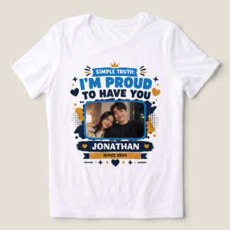 T-shirt En Tri-matière Fier d'avoir votre personnalisation